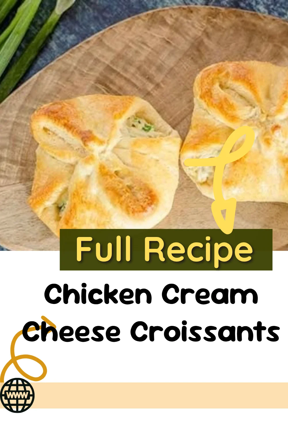 Chicken Cream Cheese Croissants