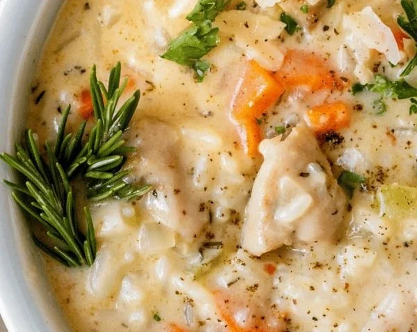 Creamy Chicken and Rice Soup