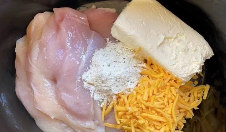 Delicious Easy Crockpot Crack Chicken Sandwiches served on a plate