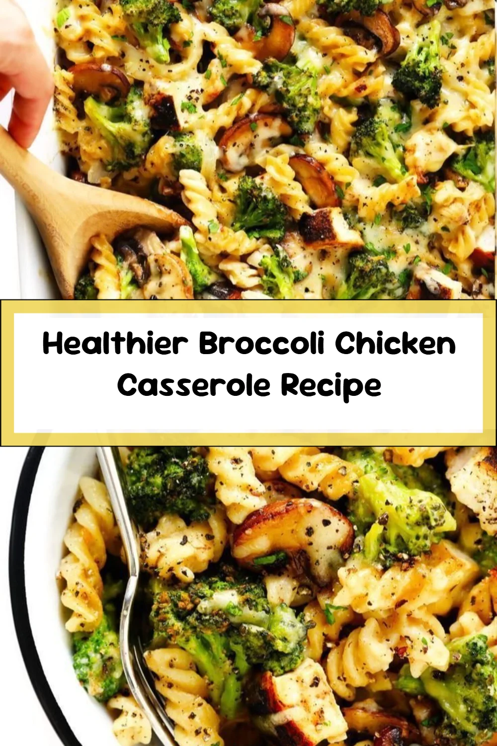 Healthier Broccoli Chicken Casserole Recipe