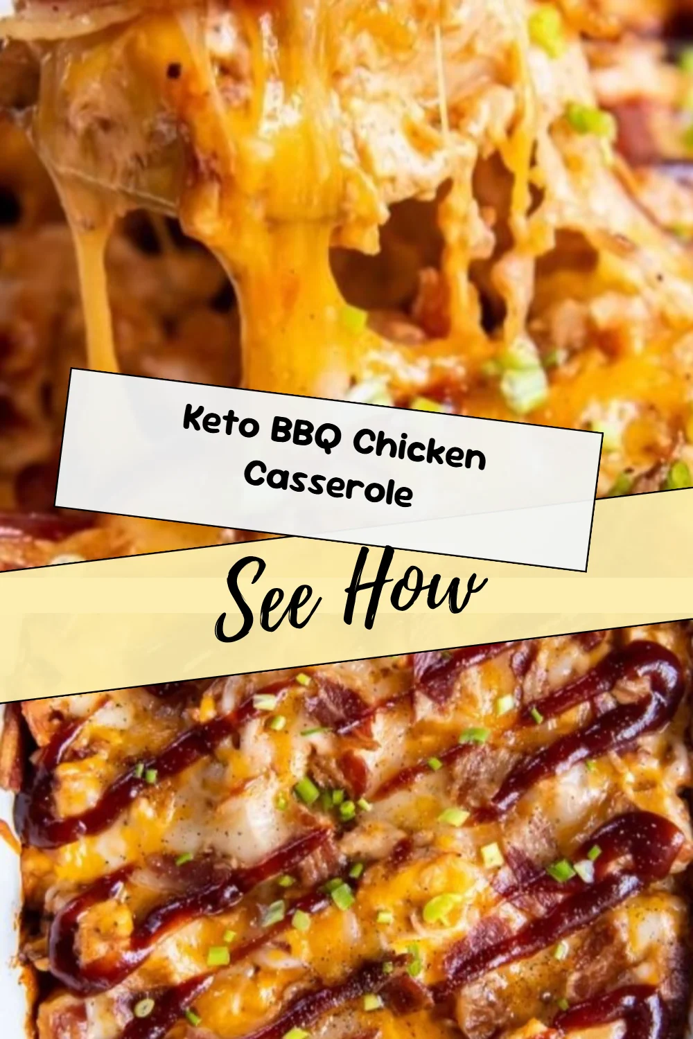 Keto BBQ Chicken Casserole