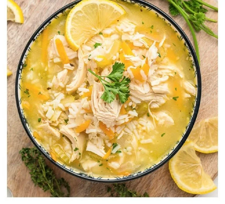 Slow Cooker Lemon Chicken and Rice Soup Recipe | Chicken soup recipe crockpot, Best crockpot soups healthy, Rice recipes slow cooker