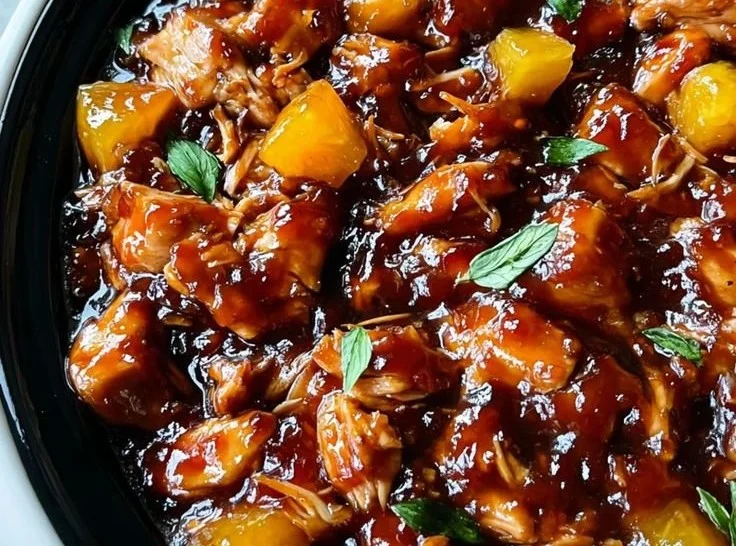 Sweet Hawaiian Crockpot Chicken